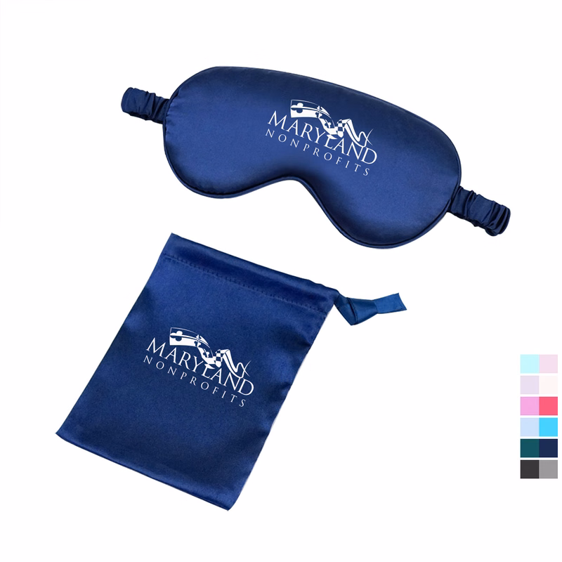 Satin Sleep Eye Mask w/ Poush