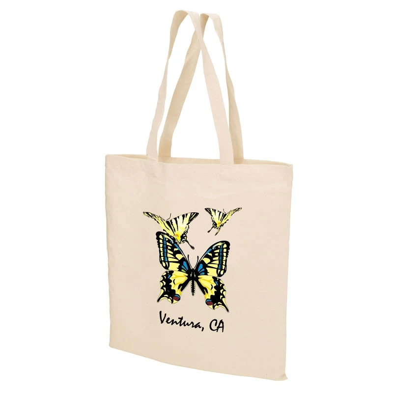Negozio Natural Cotton Tote, custom tote bag with logo imprint 1