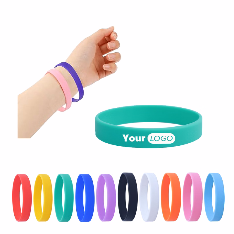 Silicone Wrist Strap MOQ 50
