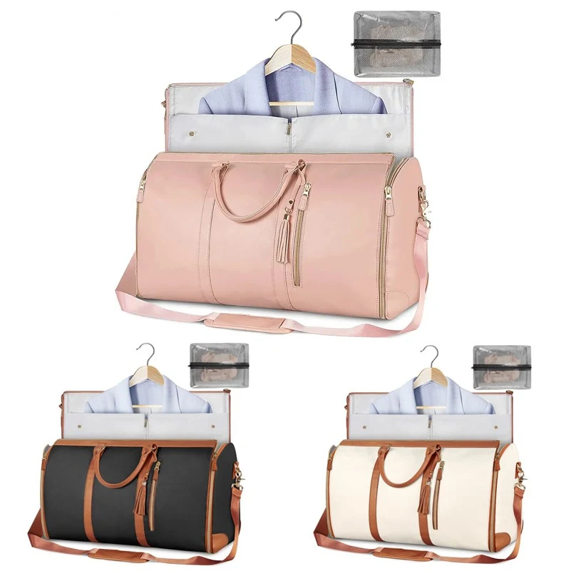 Waterproof Pu Leather Suitcase Suit Travel Bag 1