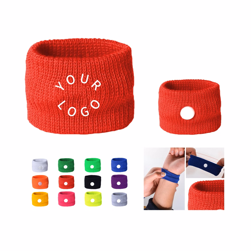 Cotton Motion Relief Wrist Band 1.97" x 1.18"