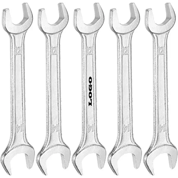 Custom 6.02 Inch Double Open End Wrench 12mm x 14mm — Professional Tool Kit Essential 1