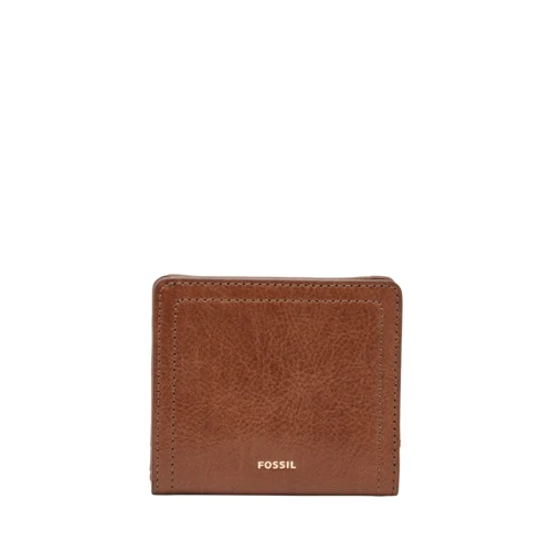 Fossil Logan Leather Small RFID Bifold Wallet - Brown 1