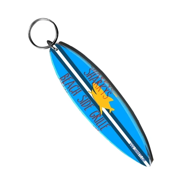 Surf Board Shaped Keychain 1