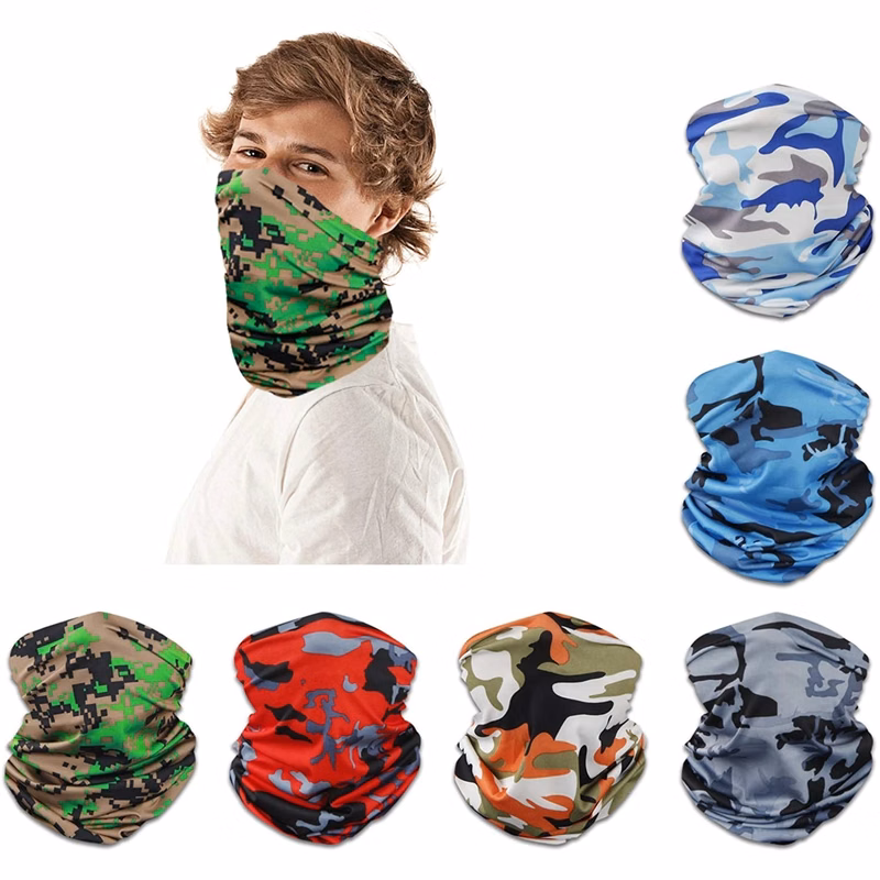 Cooling Tube Bandanna Headband Face Mask/Neck Scarf