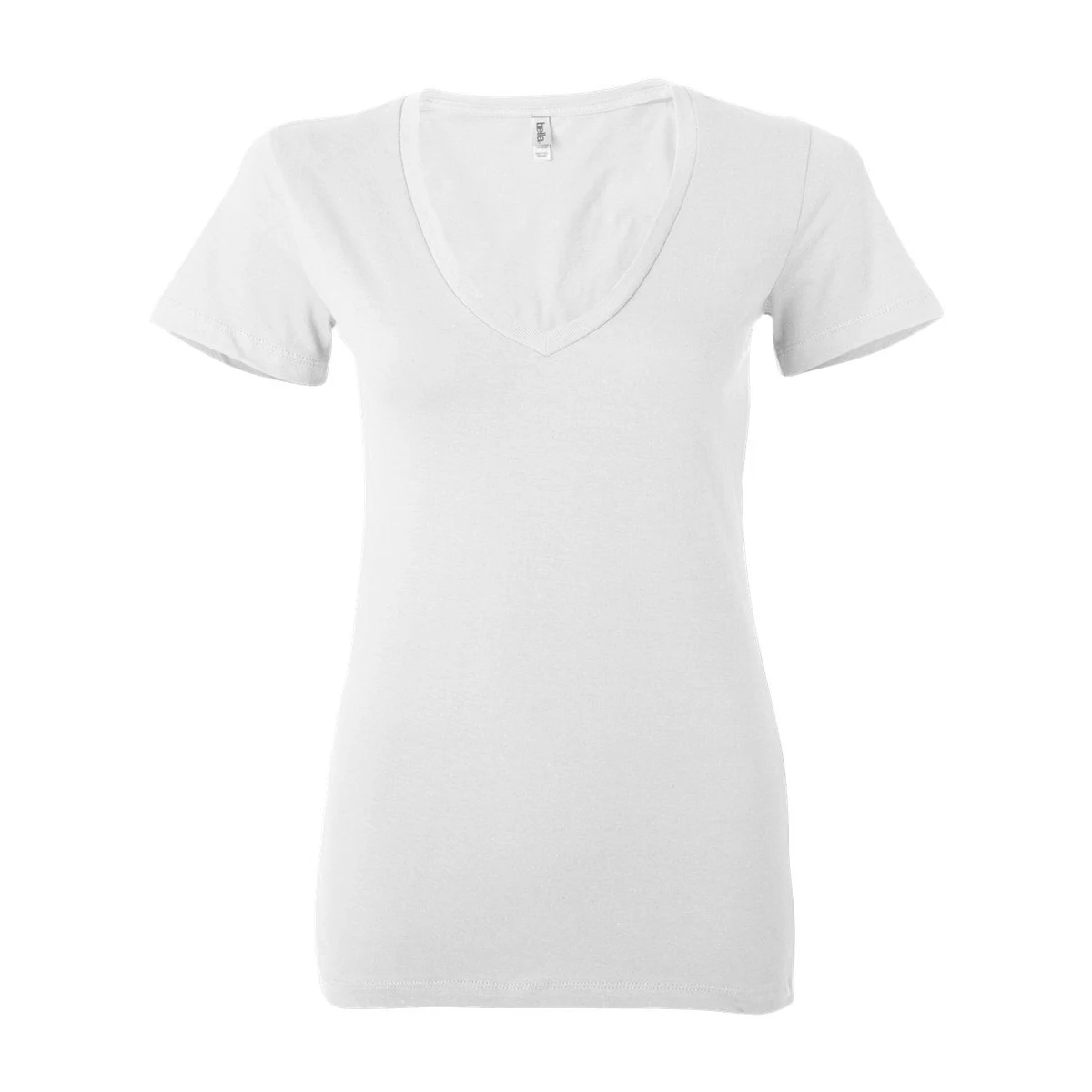 Women's Jersey Deep V-Neck Tee - 6035 1