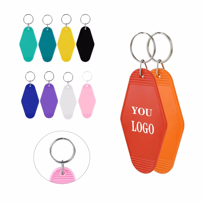 Colorful Plastic Diamond Keychain