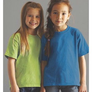 Embroidered G2000B 100% Cotton Colored Youth T-shirt