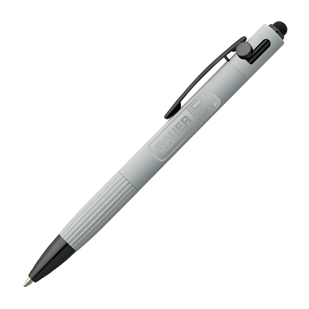 Osaka Recycled Aluminum Pen with Stylus (Engraved Imprint) 1