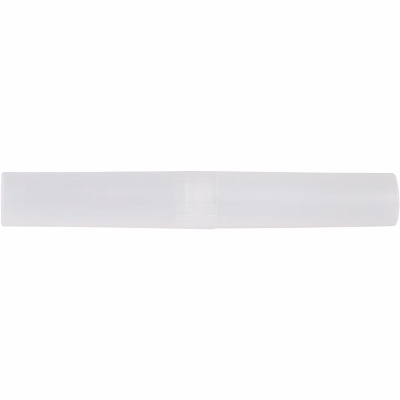 Toothbrush Holders - 2-Pieces Plastic Clear