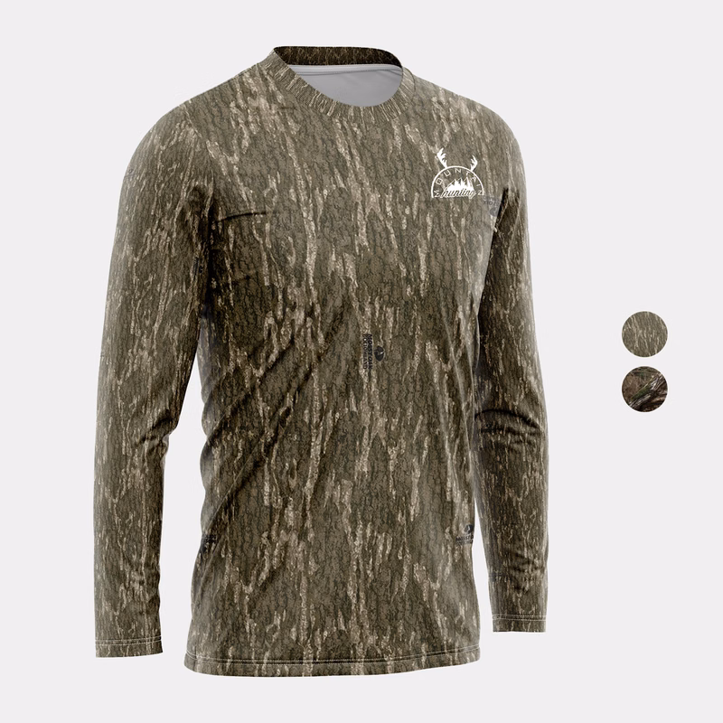 Mossy Oak® Men's 4.4 oz. Polyester Interlock Long Sleeve T-Shirt