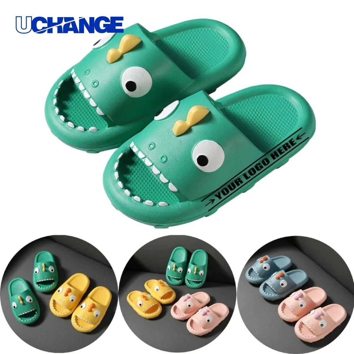 Cartoon Dinosaur EVA Slippers 1