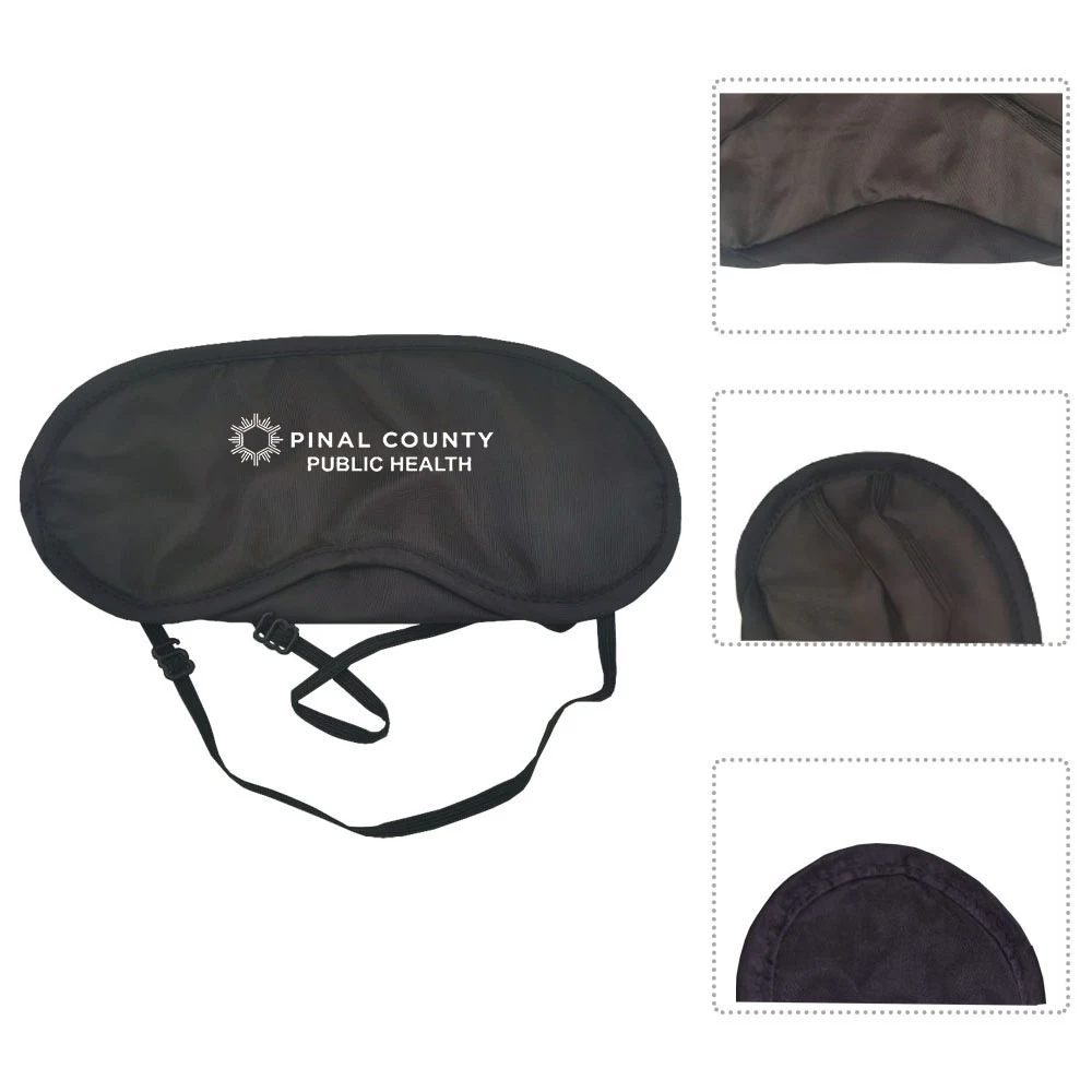 Custom Polyester Rest Sleep Eye Mask 1