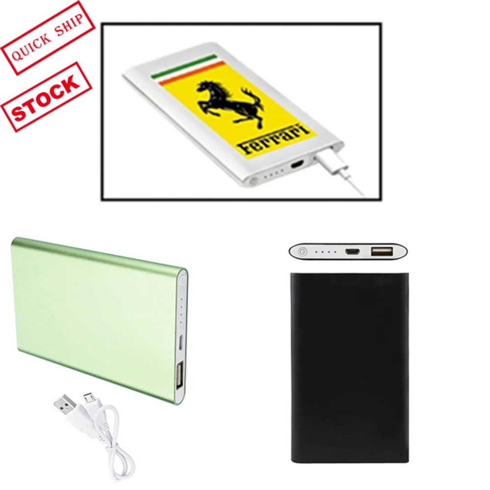 Quick Ship 5000mAh USA Decorated Metal Power Bank 1