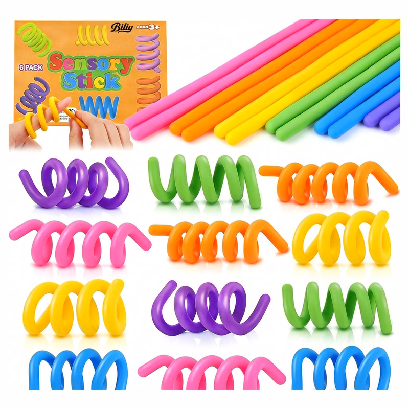 6 Pieces Stretchy String Fidget Toys