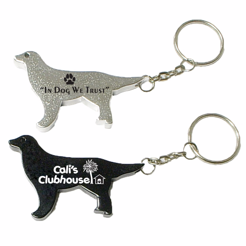 Dog Shape Bottle Opener Key Chain