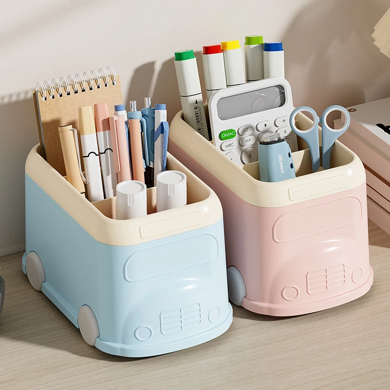 Bus Shaped Desk Organizer Case 1