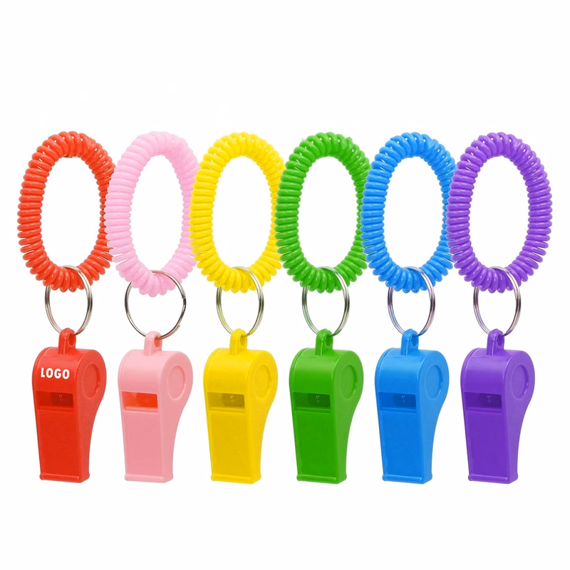 Colorful Sport Whistle With Bracelet