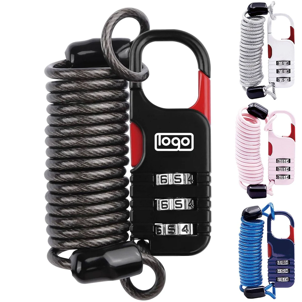 Anti Theft Steel Cable Padlock 1