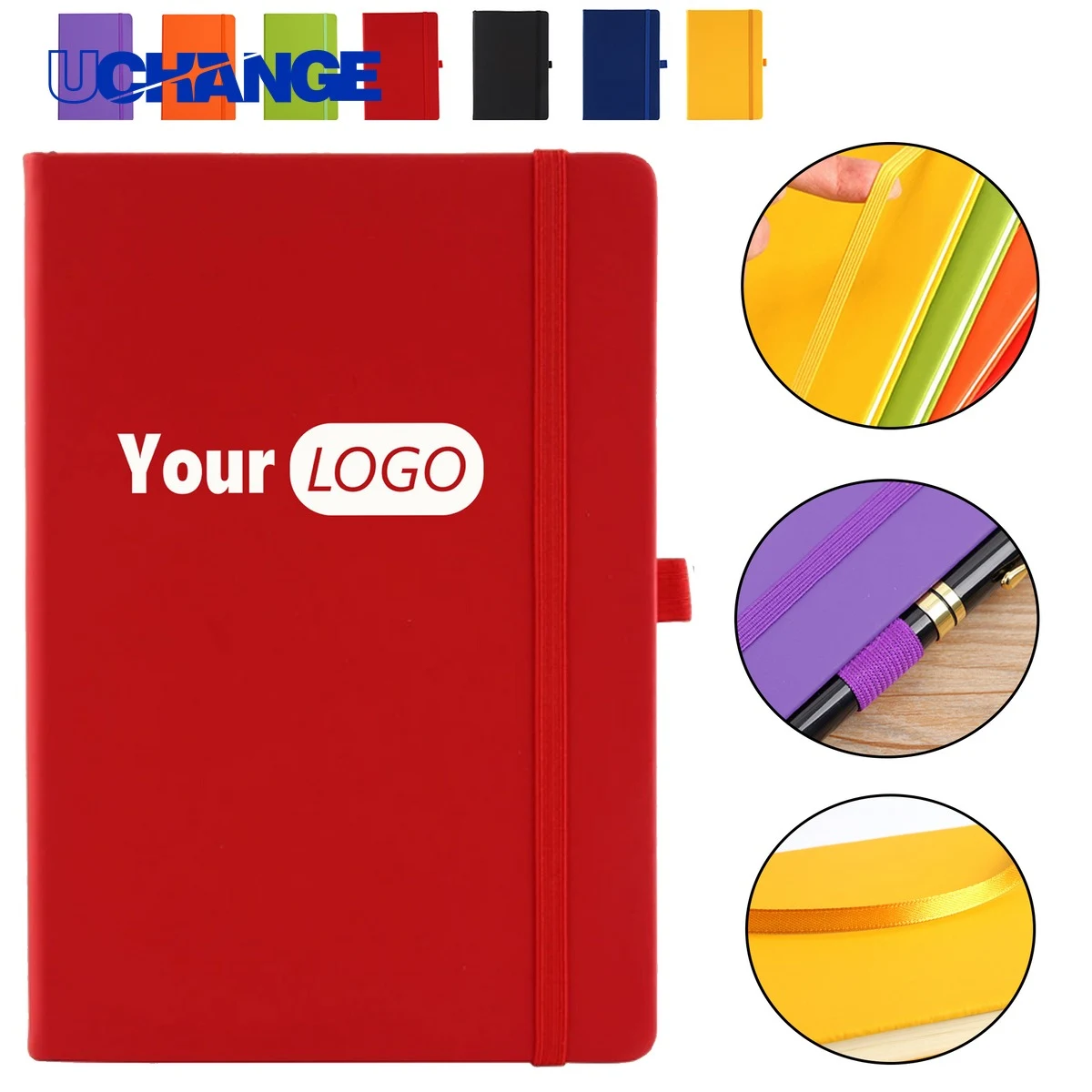 Custom A6 PU Waterproof Notebook Journal for Outdoors 1