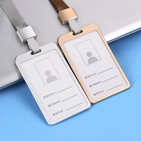 Metal Frame Work Card Employee Tag 1
