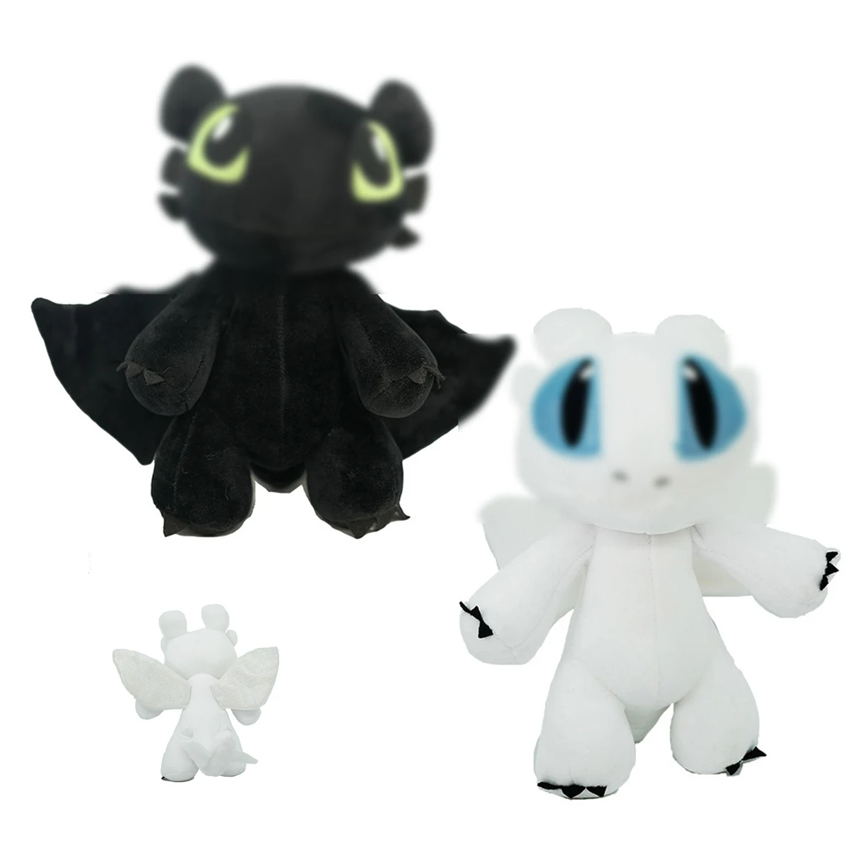 Custom Workshop Light Fury Plush Dragon Toy with Your Own Design 1