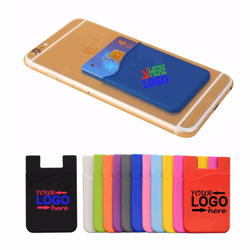Silicone Mobile Phone Back Card Bag