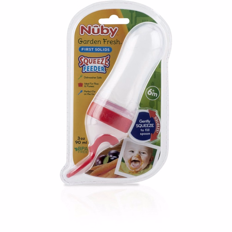 Nuby Silicone Squeeze Feeders - 3 oz
