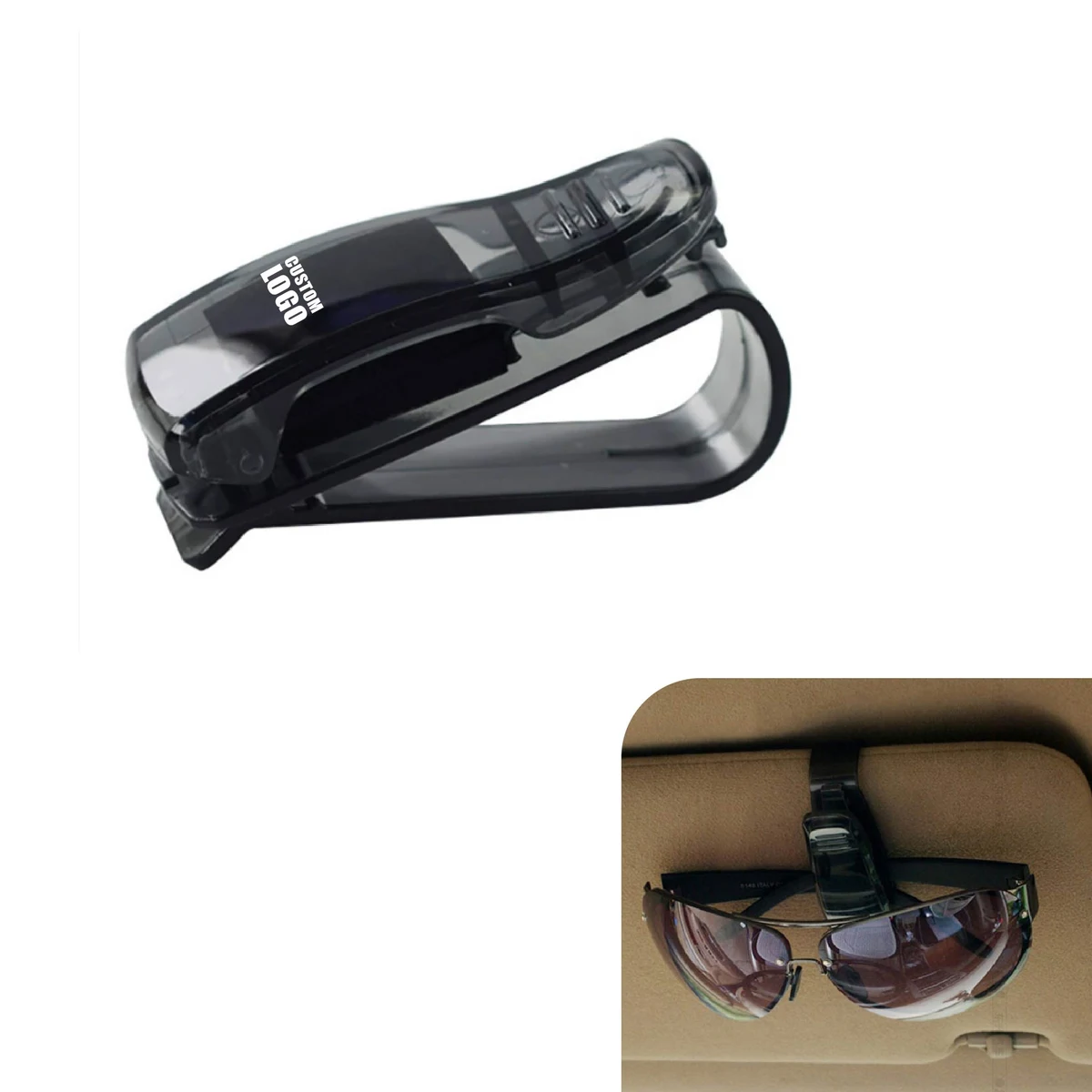 MOQ 10 pcs Sun Visor Sunglass Clip 1