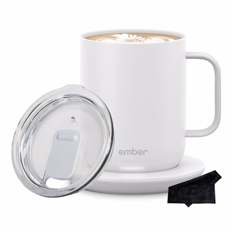 Ember Temperature Control Smart Mug 2, 14 oz, App Controlled Heated Coffee Cup, Double your batte...