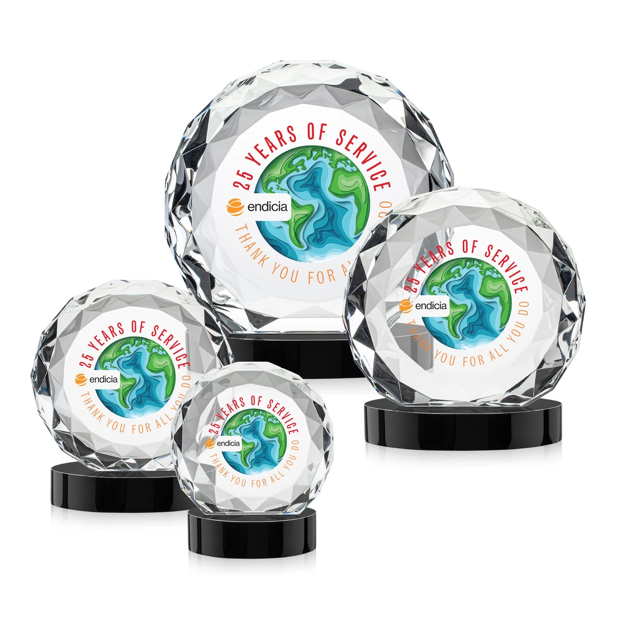 Seville VividPrint™ Award on Alberton Base - Black 1