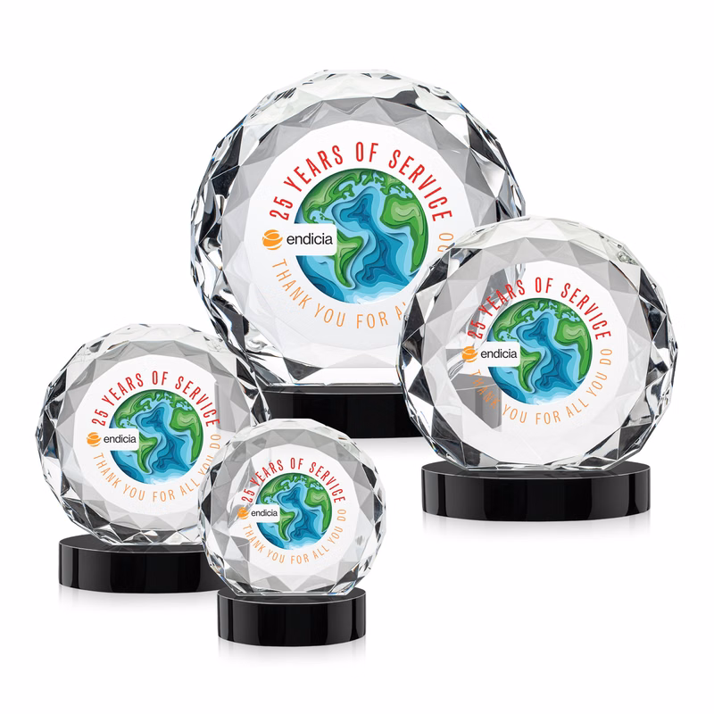 Seville VividPrint™ Award on Alberton Base - Black