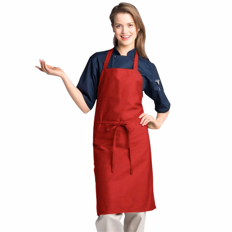 Red Classic Bib Apron