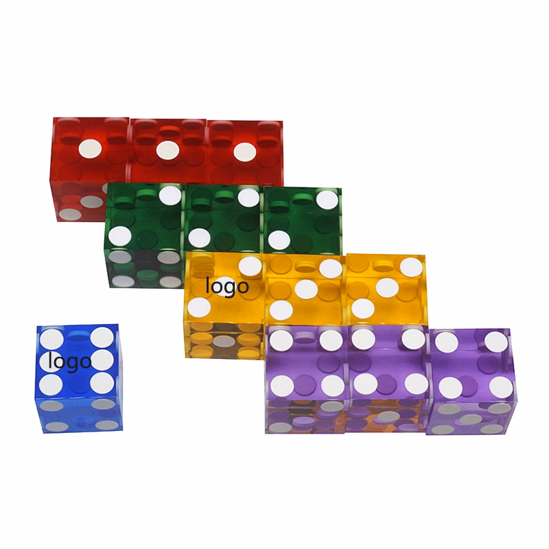 Acrylic Right Angle Roll Dice