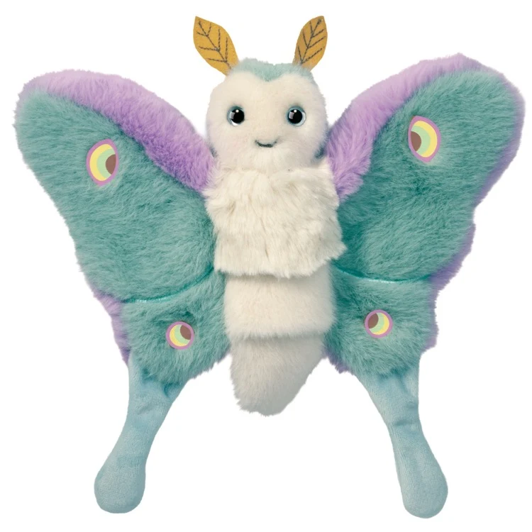 Juniper Luna Moth Puppet Stuffed Animal 1
