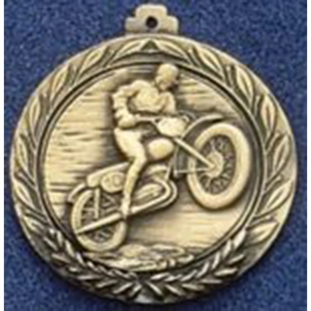 2.5" Stock Cast Medallion (Motorcycle 1) 1