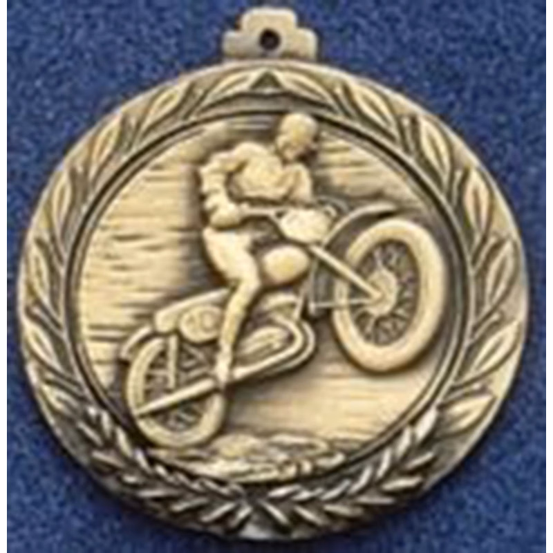 2.5" Stock Cast Medallion (Motorcycle 1)