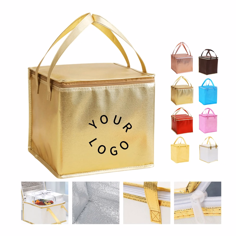 Insulated Zip Cooler Tote Bag
