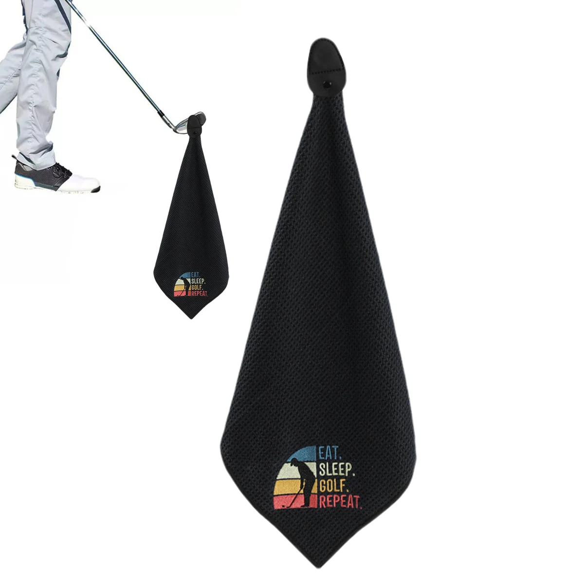Magnetic Microfiber Golf Towel 1