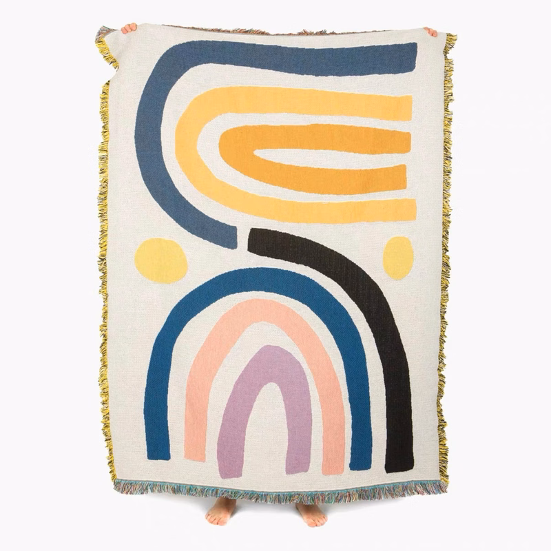 Custom Woven Throw Blanket