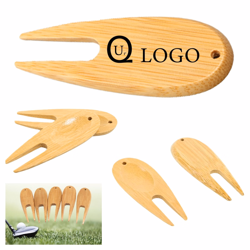 Bamboo Divot Tool For Golf