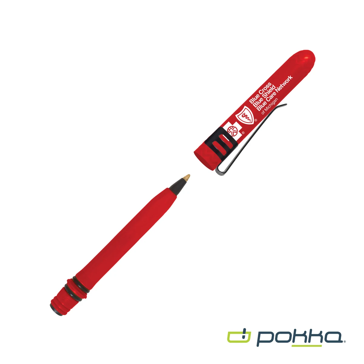 Pokka® Pocket Pen w/Clip in Tin Box 1