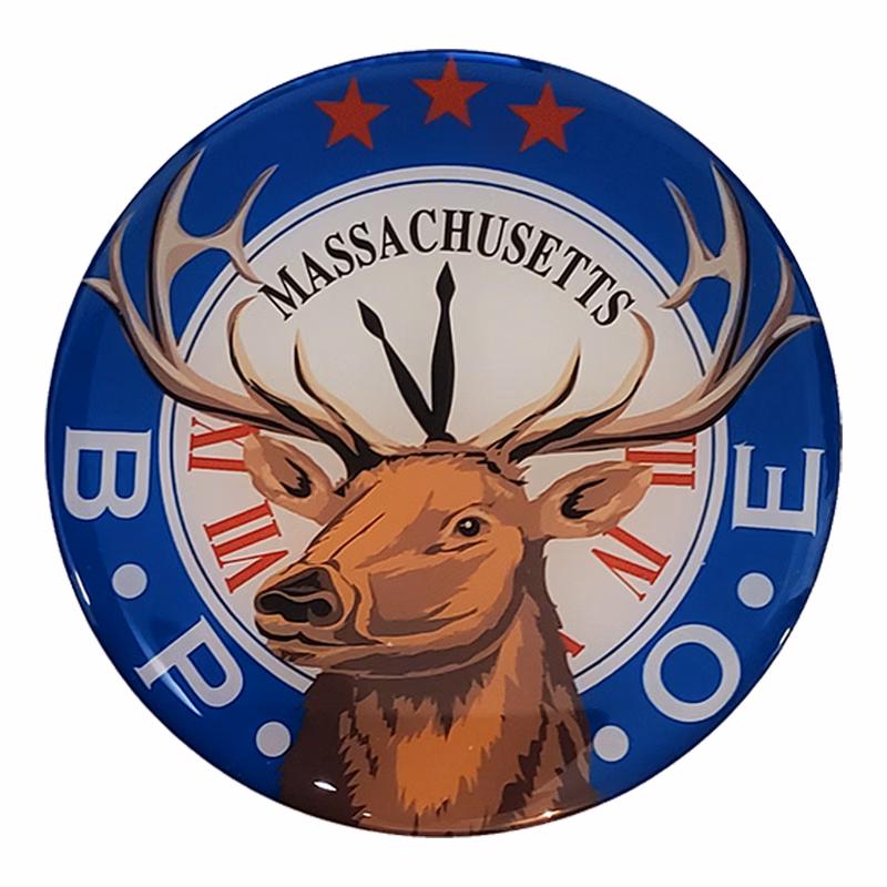 Magnet Promo / Button / Name Badge with custom shape from 8.1 - 9 Sq. In.