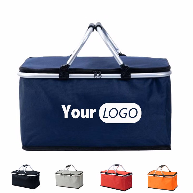 Foldable Insulated Outdoor Picnic Basket