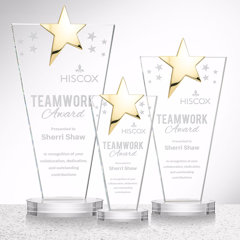 Mantella Gold Star Award - Clear