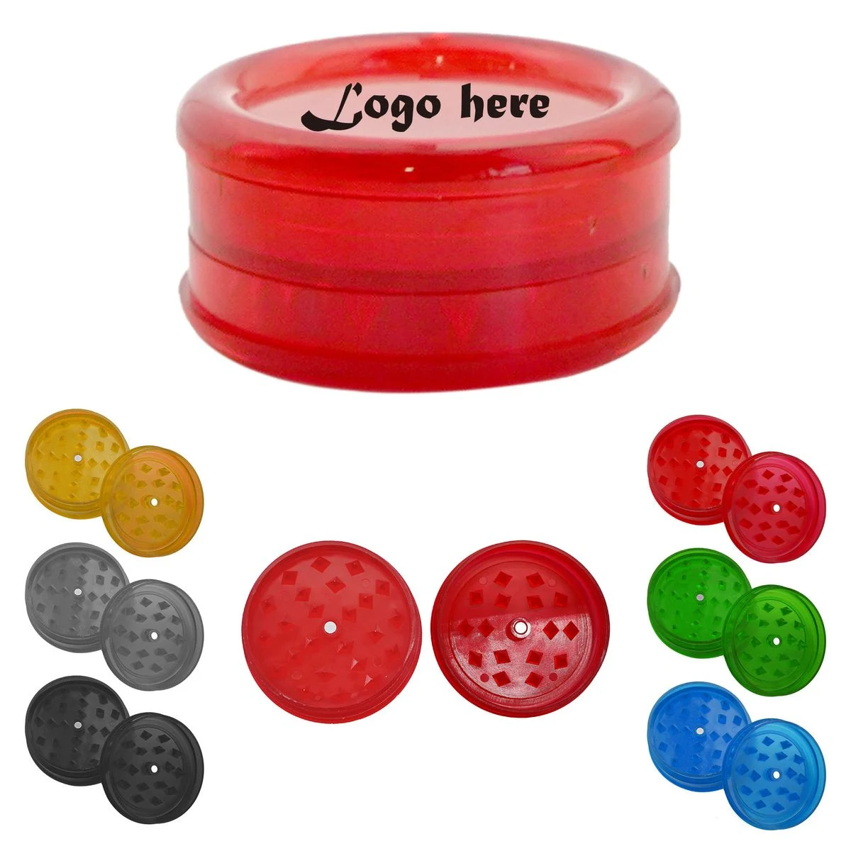 Plastic Tobacco Herb Spices Grinder 1