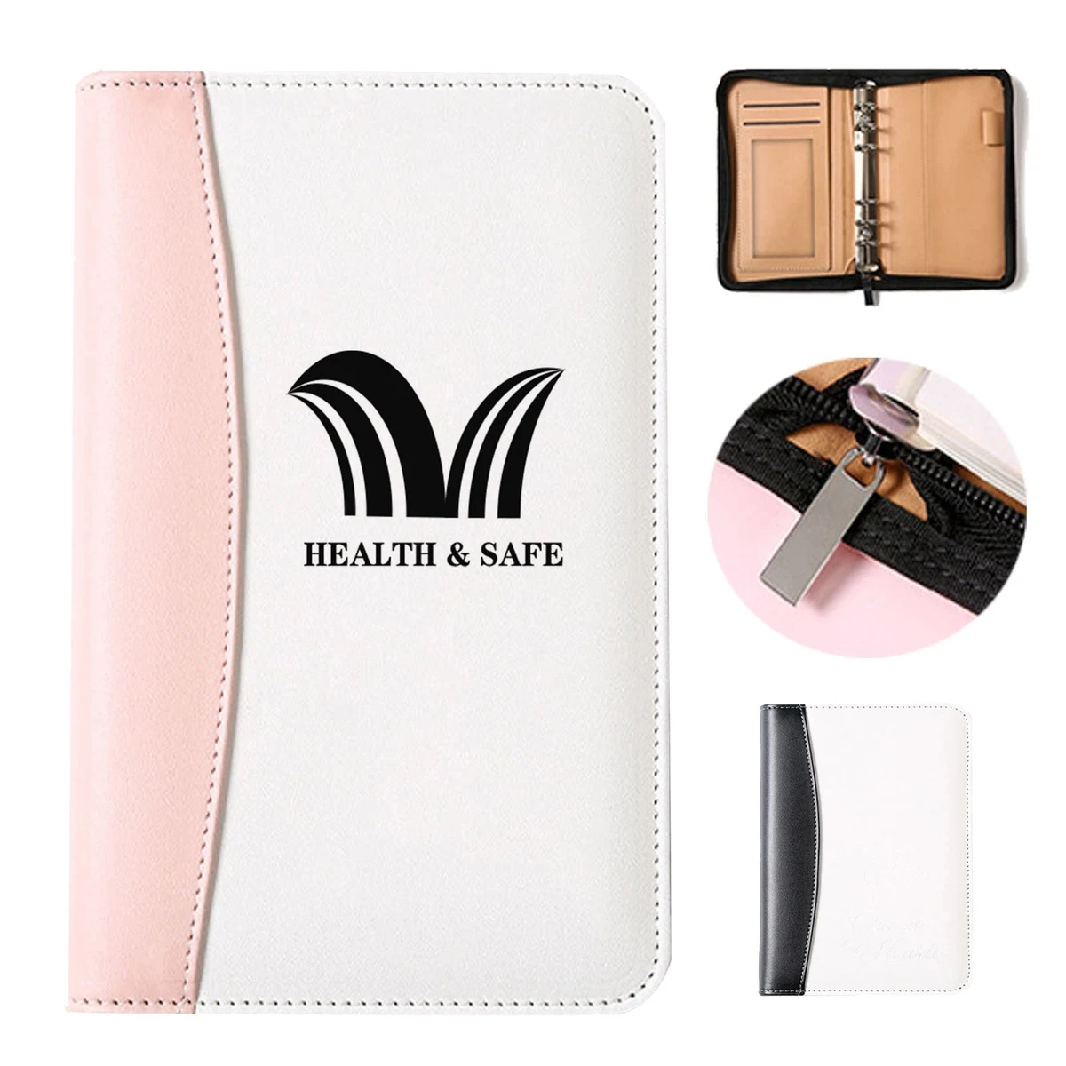 Multi-Functional Business Zipper Bag Notepad 1