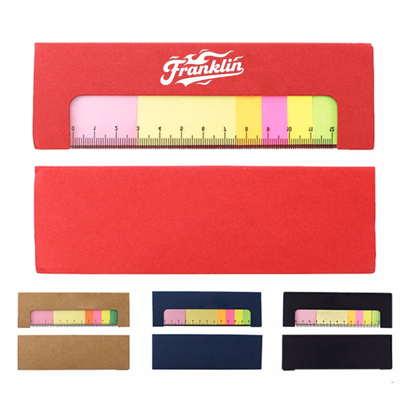 MOQ 50 Ruler Sticky Notes Set