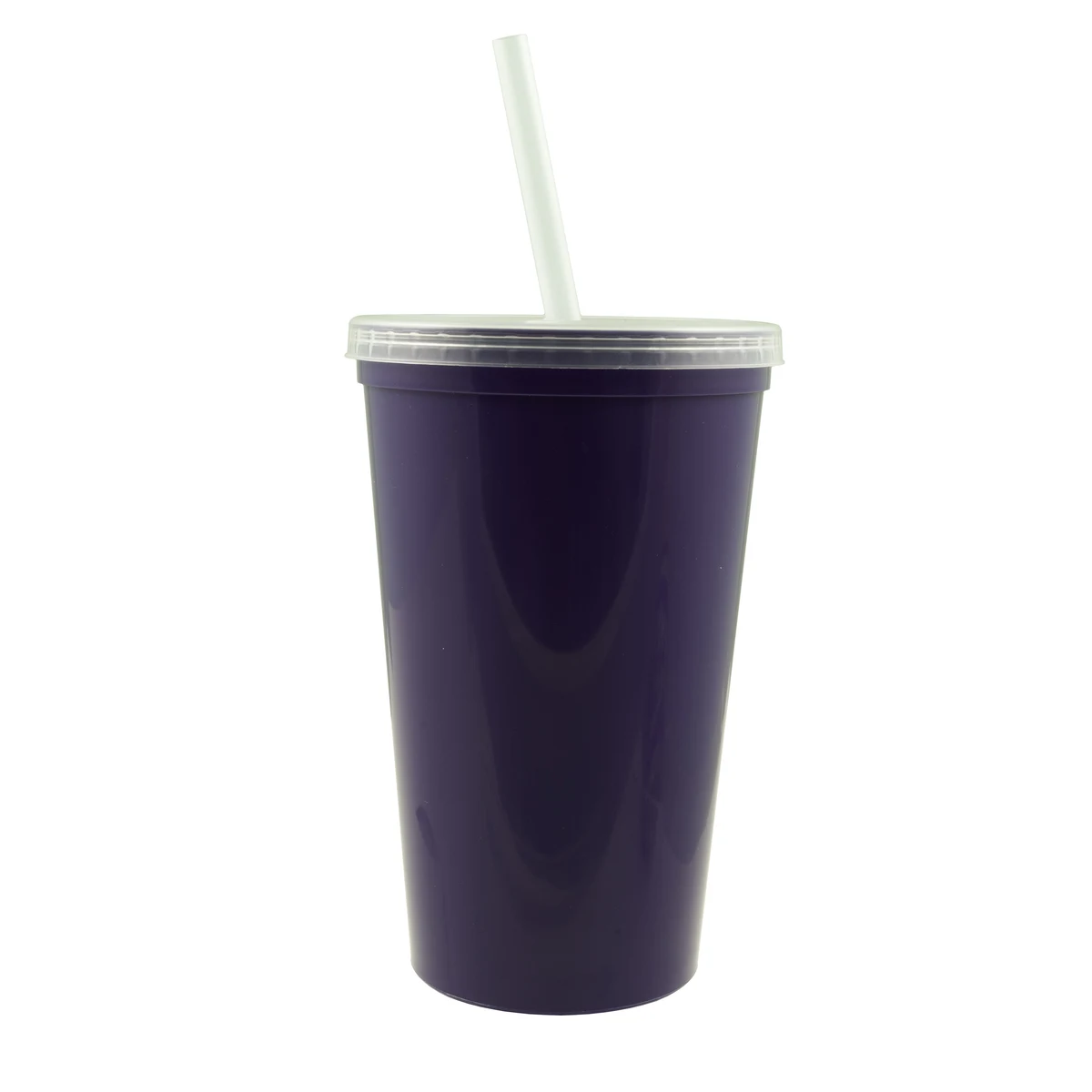 22 Oz. Stadium Cup with Lid and Straw 1