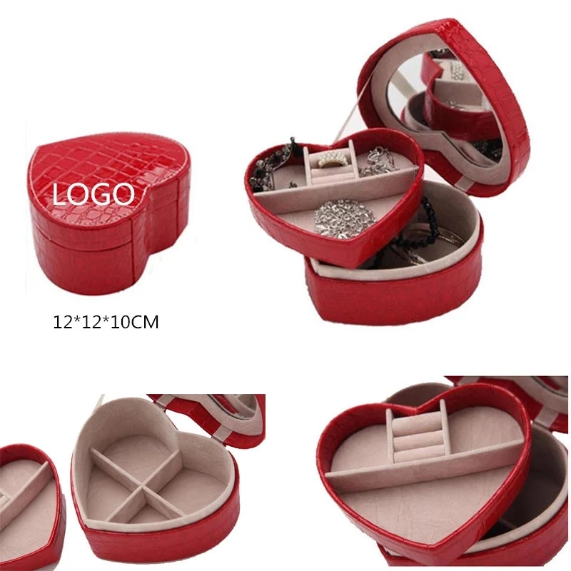 PU Jewelry Box, Small Travel Jewelry case/Organizer 1